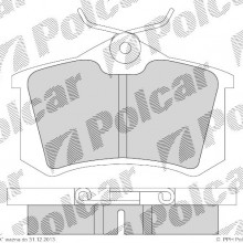 Klocki hamulcowe (4szt.) na 1 o� PEUGEOT 1007 (KM_), 04.2005- (Breck)