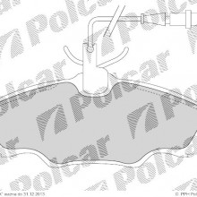 Klocki hamulcowe (4szt.) na 1 o� PEUGEOT 406 (8B), 10.1995 - 05.2004 (Breck)