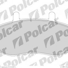 Klocki hamulcowe (4szt.) na 1 o� RENAULT MASTER III autobus (JD), 10.2003- (Breck)