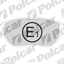 Klocki hamulcowe (4szt.) na 1 o� PEUGEOT 207 CC (WD_), 02.2007- (Breck)