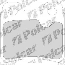 Klocki hamulcowe (4szt.) na 1 o� OPEL ASTRA F kombi (51_, 52_), 09.1991 - 01.1998 (Breck)