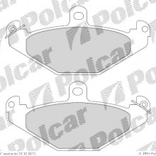 Klocki hamulcowe (4szt.) na 1 o� RENAULT LAGUNA (B56_, 556_), 11.1993 - 03.2001 (Breck)