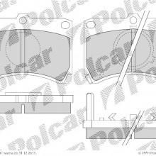 Klocki hamulcowe (4szt.) na 1 o MAZDA 323 III Station Wagon (BW), 01.1986 - 10.1995 (POLCAR)