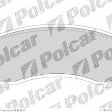 Klocki hamulcowe (4szt.) na 1 o NISSAN SUNNY II Traveller (B12), 01.1986 - 08.1990 (POLCAR)