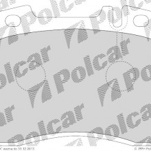 Klocki hamulcowe (4szt.) na 1 o MERCEDES SL (R129), 03.1989 - 10.2001 (POLCAR)