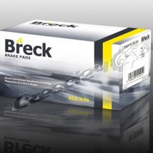 Klocki hamulcowe (4szt.) na 1 o� OPEL CORSA C (F08, F68), 09.2000- (Breck)