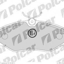 Klocki hamulcowe (4szt.) na 1 o� RENAULT TRAFIC II autobus (JL), 03.2001- (Breck)