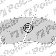 Klocki hamulcowe (4szt.) na 1 o� TOYOTA AVENSIS sedan (T25), 04.2003- (Breck)