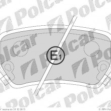 Klocki hamulcowe (4szt.) na 1 o� OPEL ASTRA G kabriolet, 03.2001 - 10.2005 (Breck)