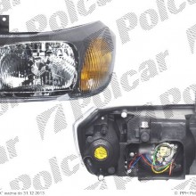 lampa przednia, reflektor wiate przednich FORD TRANSIT (V184/5), 05.2000 - 04.2006