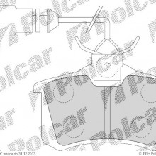 Klocki hamulcowe (4szt.) na 1 o� SKODA OCTAVIA Combi (1U5), 07.1998- (Breck)