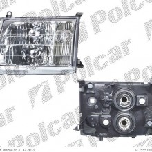 lampa przednia, reflektor wiate przednich TOYOTA LAND CRUISER (FJ100), 01.1998 - 11.2007