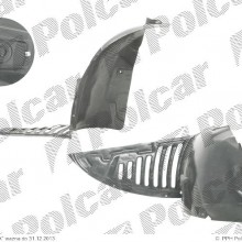 nadkole antykorozyjne PEUGEOT 407 BERLINE / BREAK, 05.2004-