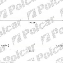 listwy boczne komplet DAEWOO TACUMA (KLAU / U100), 09.2000 - 12.2004