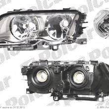 reflektor gwny BMW 3 (E46), Sedan / KOMBI, 06.1998 - 09.2001 (TYC)