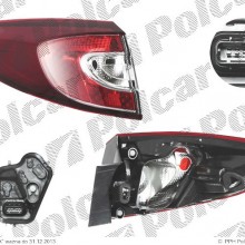 lampa tylna zewntrzna RENAULT MEGANE III, 10.2008- (VALEO)