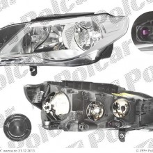reflektor gwny VOLKSWAGEN PASSAT CC (3CC), 06.2008- (TYC)