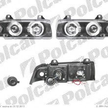 reflektory wiate przednich BMW 3 (E36), 12.1990 - 03.2000