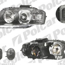 reflektor gwny AUDI A3 (8P), 05.2003 - 04.2008 (TYC)