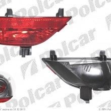 lampa przeciwmgielna - tylna RENAULT LAGUNA III (T), 10.2007- (TYC)