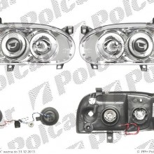 reflektory wiate przednich VOLKSWAGEN GOLF III (1H) (Hatchback + KOMBI+CABRIO), 08.1991 - 04.1999