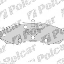 Klocki hamulcowe (4szt.) na 1 o KIA CARNIVAL (UP), 08.1999 - 10.2001 (ICER)