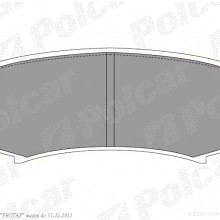 Klocki hamulcowe (4szt.) na 1 o TOYOTA LAND CRUISER (J12), 09.2002- (ICER)