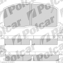 Klocki hamulcowe (4szt.) na 1 o TOYOTA STARLET (EP91), 04.1996 - 10.1999 (ICER)