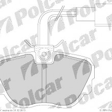 Klocki hamulcowe (4szt.) na 1 o BMW 3 Touring (E30), 07.1987 - 10.1994 (ICER)