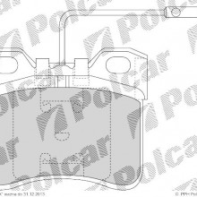 Klocki hamulcowe (4szt.) na 1 o PEUGEOT 106 I (1A, 1C), 08.1991 - 04.1996 (ICER)