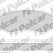 Klocki hamulcowe (4szt.) na 1 o FORD ORION III (GAL), 07.1990 - 12.1993 (ICER)