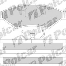 Klocki hamulcowe (4szt.) na 1 o HONDA CR - V II (RD_), 12.2001 - 09.2006 (ICER)