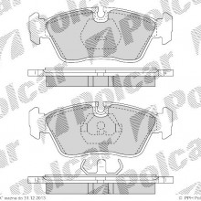 Klocki hamulcowe (4szt.) na 1 o BMW 3 Compact (E36), 03.1994 - 08.2000 (ICER)