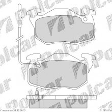 Klocki hamulcowe (4szt.) na 1 o PEUGEOT 106 II (1), 04.1996- (ICER)