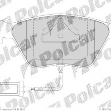 Klocki hamulcowe (4szt.) na 1 o FORD MONDEO I (GBP), 02.1993 - 08.1996 (ICER)