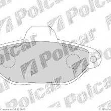 Klocki hamulcowe (4szt.) na 1 o LANCIA Y (840A), 11.1995 - 09.2003 (ICER)