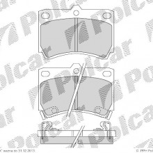 Klocki hamulcowe (4szt.) na 1 o MAZDA 323 S IV (BG), 06.1989 - 10.1994 (ICER)