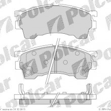 Klocki hamulcowe (4szt.) na 1 o MAZDA 626 V Hatchback (GF), 05.1997 - 10.2002 (ICER)