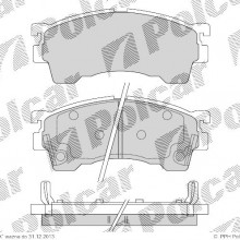 Klocki hamulcowe (4szt.) na 1 o MAZDA 626 IV Hatchback (GE), 08.1991 - 04.1997 (ICER)