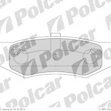 Klocki hamulcowe (4szt.) na 1 o CHRYSLER NEON (PL), 05.1994 - 02.2000 (ICER)