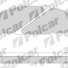 Klocki hamulcowe (4szt.) na 1 o NISSAN ALMERA I (N15), 07.1995 - 07.2000 (ICER)