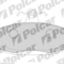 Klocki hamulcowe (4szt.) na 1 o SKODA FAVORIT (781), 05.1989 - 09.1994 (ICER)