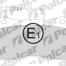 Klocki hamulcowe (4szt.) na 1 o PEUGEOT 807 (E), 06.2002- (ICER)