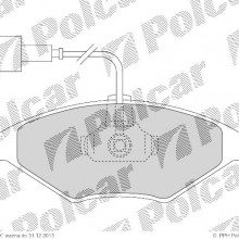 Klocki hamulcowe (4szt.) na 1 o FIAT SIENA (178_), 04.1996- (ICER)