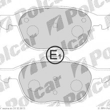 Klocki hamulcowe (4szt.) na 1 o FORD FOCUS C - MAX, 10.2003 - 03.2007 (ICER)