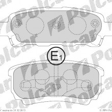 Klocki hamulcowe (4szt.) na 1 o CITROEN C - CROSSER (EP_), 02.2007- (ICER)