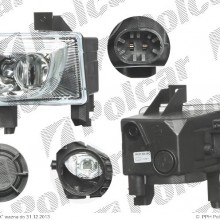 lampa przeciwmgielna - przednia OPEL VECTRA C, 09.2005 - 09.2008 (ZKW)