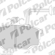 Klocki hamulcowe (4szt. komplet) ALFA ROMEO 164 (164), 01.1987 - 09.1998 (DELPHI)