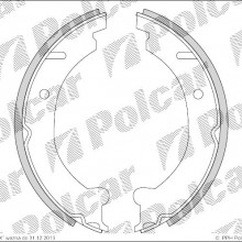 Szczki hamulcowe (komplet) VOLVO V70 I kombi (P80_), 11.1996 - 05.2000 (DELPHI)