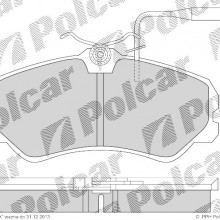Klocki hamulcowe (4szt. komplet) FIAT DUCATO nadwozie pene (230L), 03.1994 - 04.2002 (DELPHI)